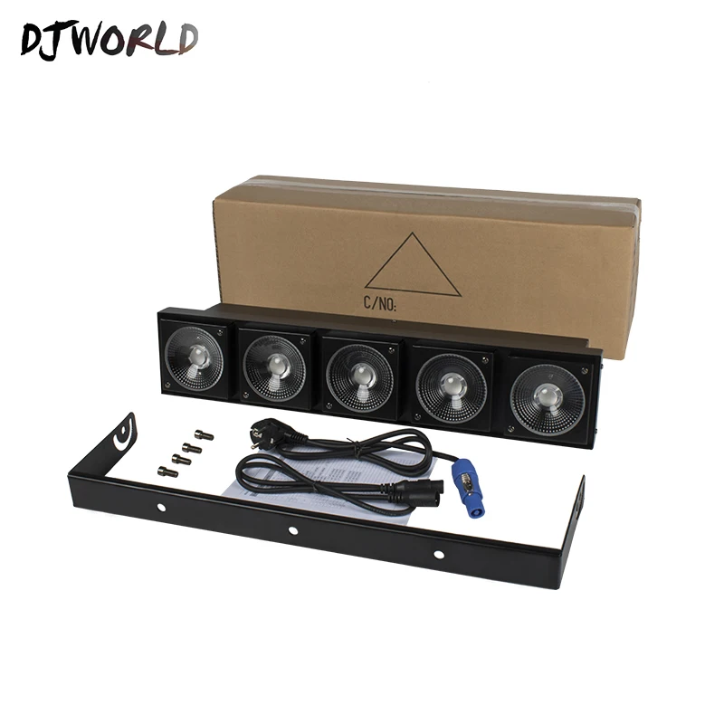Djworld светодиодный 5x30 Вт RGB Матрица DMX512 сценический теплый белый COB эффект