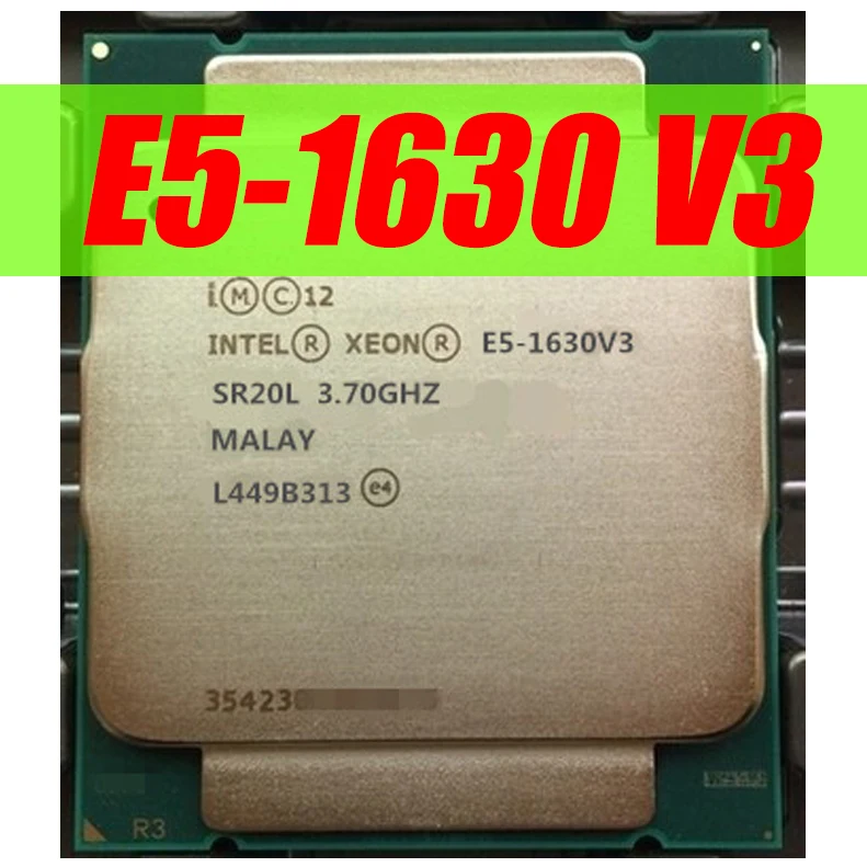 Процессор Intel ЦП Xeon процессор SR20L 3 70 ГГц 4 ядра 10 м E5 1630V3 V3 бесплатная доставка 1630