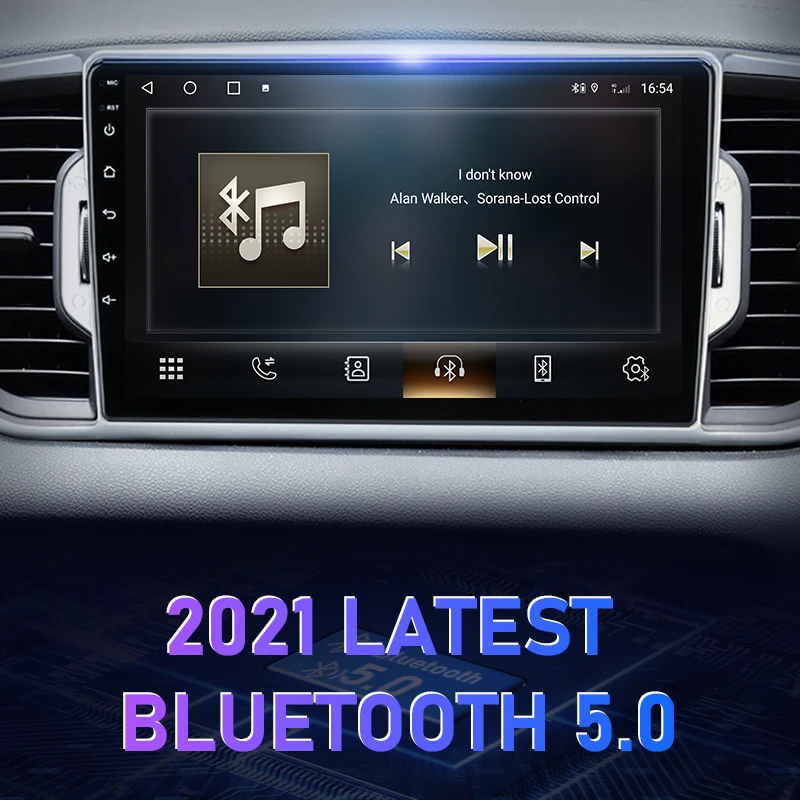 $84.68 Android 10 Car Radio for KIA Sportage 2016 2017 2018 2din Multimedia Video Player GPS Navigation 2 Din WIFI Audio DVD Head Unit