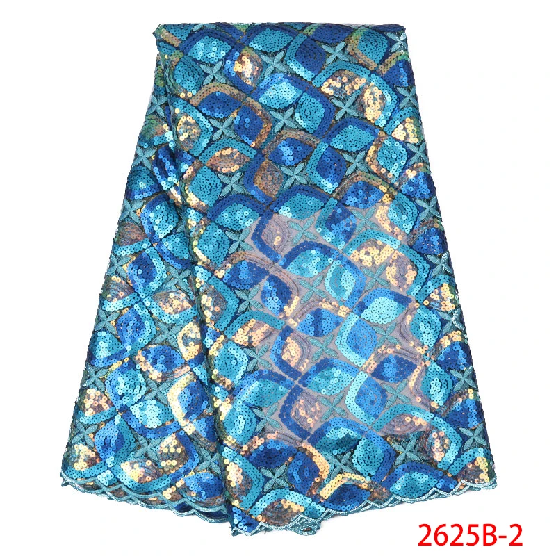 

Sequins Fabric Apliques Embroidered Mesh Latest African Party Dress Flower Lace Applique Wedding Dress Luxury AMY2625B