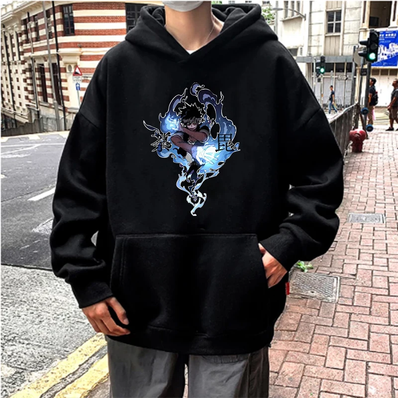 

Harajuku Janpanese Anime My Hero Academia Hoodies Cartoon Character Dabi Printed Hooded Sweatshirts Oversized Female Male Hoodie