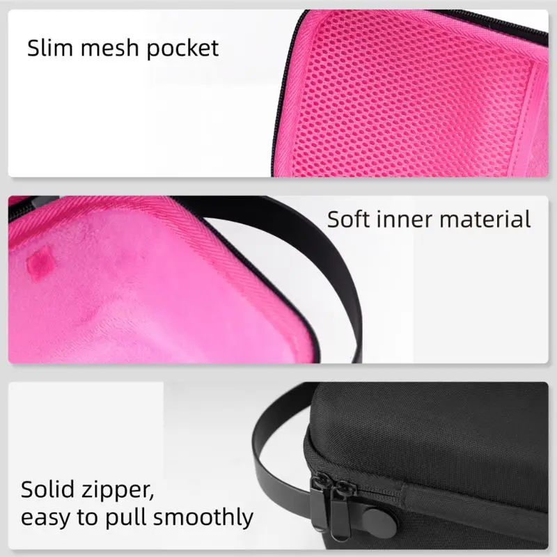

Portable Hair Dryer Storage Case Anti-fall Shockproof Protective Cover Outdoor Travel Carrying Bag for Hair Straightener