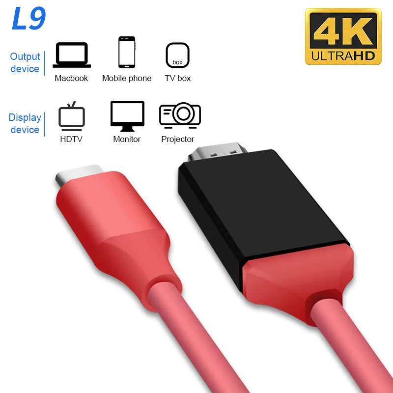 L9 1080P HD ТВ кабель для Android серии телефонов/L7 Mirascreen к HDTV HDMI Apple iPhone Ipad серии|SmartTV-стики