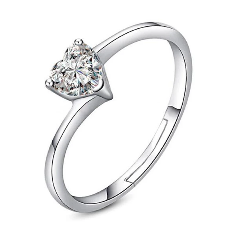 RG55 Eternal Ring OMHXZJ простой цветок Мода переплетенный любовь OL подарок стерлингового серебра 925 пробы женское кольцо с изменяющимся размером RG41 - Цвет камня: RG55 Eternal Ring
