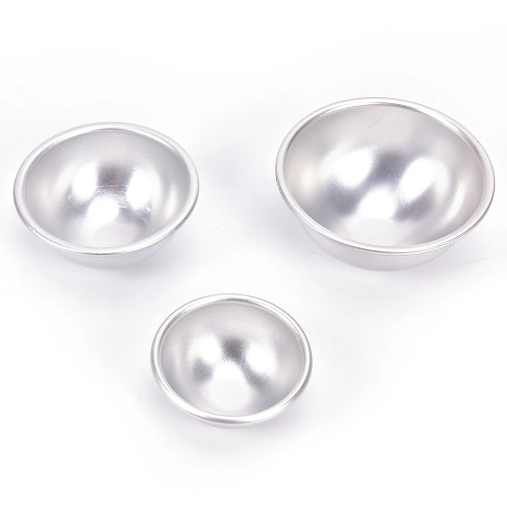

3D Aluminum Tin Kitchen Sphere Bath Cake Pastry Mould Bomb Mold