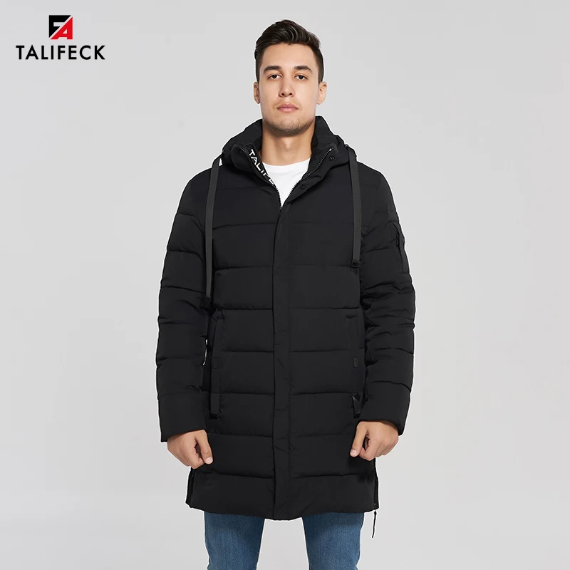 2021 Новое Зимнее Пальто Мужское Куртка Мужская Зимняя Толстая Длинная Хлопковая