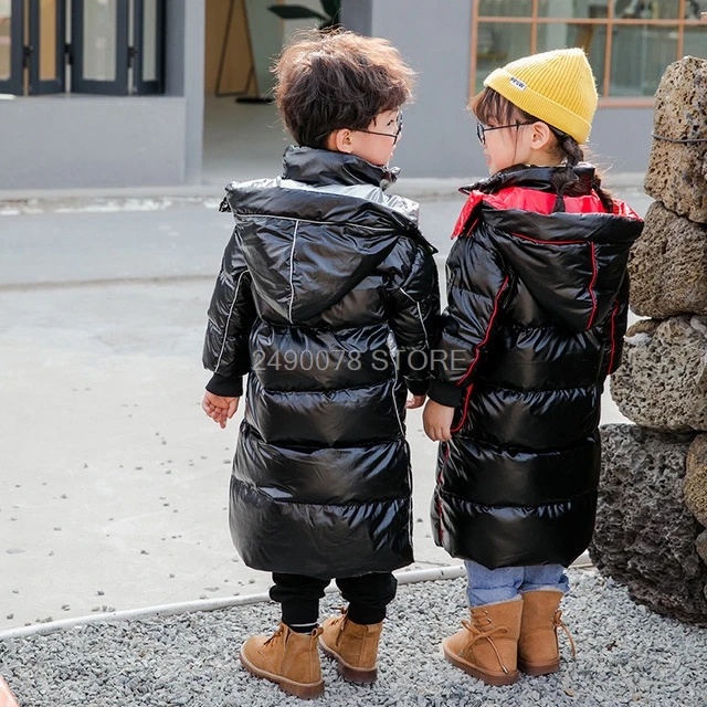 Детское непродуваемое пальто на утином пуху с капюшоном | Мать и ребенок