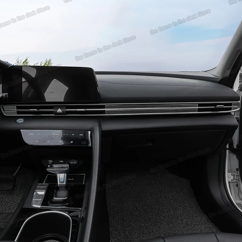 Lsrtw2017 Auto Center Console Dashboard Air Vent Outlet Trim für Hyundai Elantra 2021 2022 CN7 Innen Zubehör Auto Styling