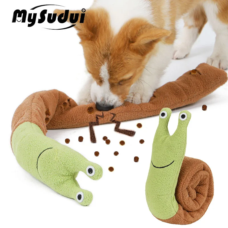 

Snuffle Toy Dog Iq Treat Sniffing Training Plush Squeaky Dog Toys Stuffed Animal Interactive Food Puzzle Game Thinking Feeder