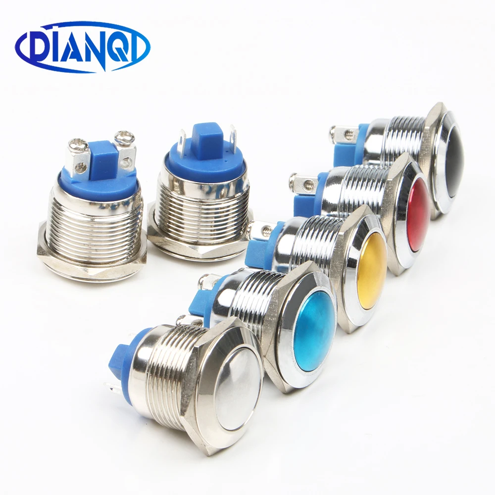 19 мм часть оксид алюминия пресс кнопка купольная/сферическая головка 1NO