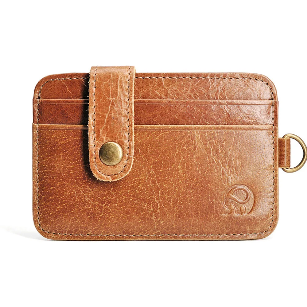 Оптовая продажа держатель для карт из натуральной кожи кошелек кредитных мини