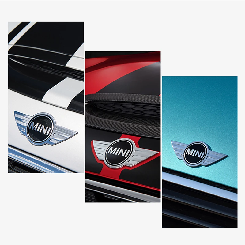 

Car Front Rear Badge Logo Sticker Bonnet Hood Trunk Tail Emblem Moulding for Mini Cooper JCW One R55 R56 R57 R58 R59 Accessories