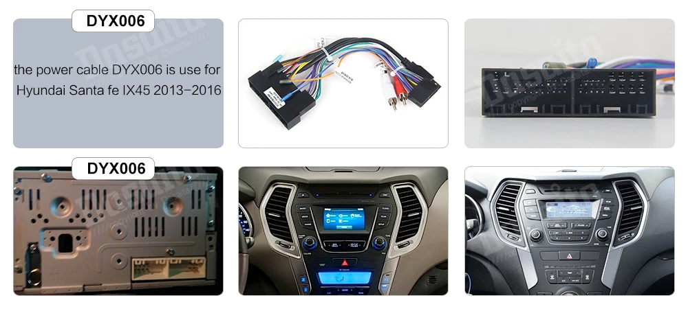 Dasaita Автомагнитола 1 Din Android 9,0 для hyundai IX45 2013 Авторадио 64 Гб ПЗУ MP3 HDMI стерео