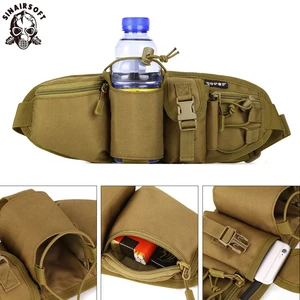 Спортивные поясные сумки SINAIRSOFT для мужчин, дорожная Водонепроницаемая городская тактическая сумка с системой Молле, рюкзак для бега, городская шикарная уличная одежда