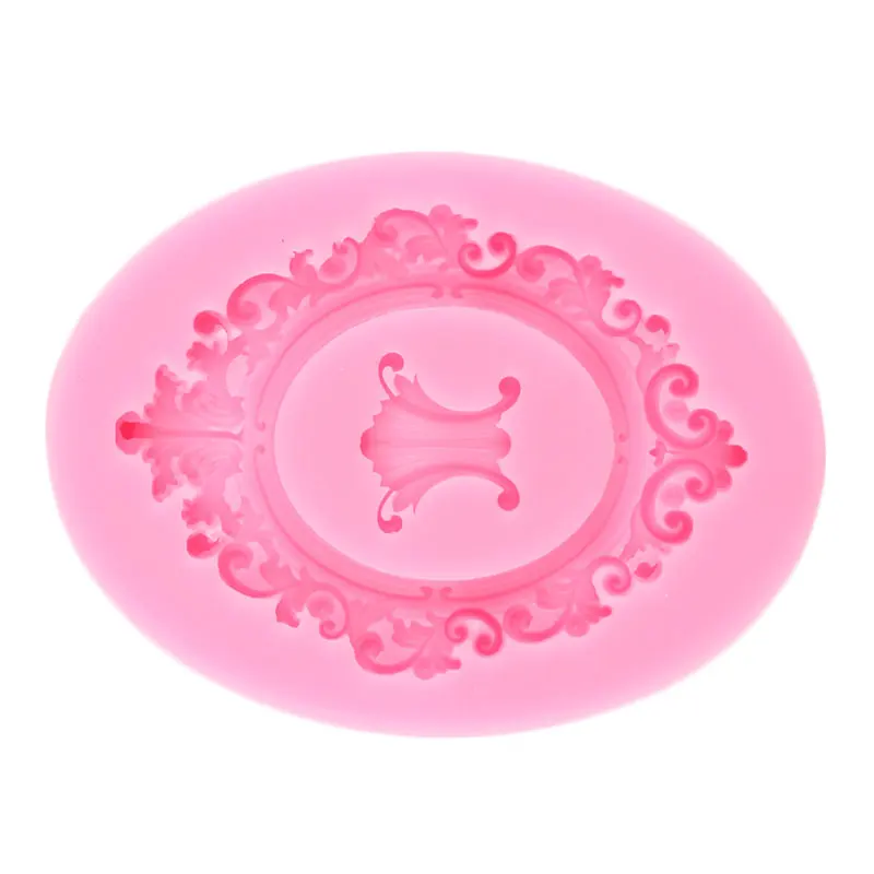 Mujiang European Frame Silicone Molds Cake Border Decoration Fondant Mold Relief Candy Chocolate Gumpaste Fimo Clay Moulds|Формы для