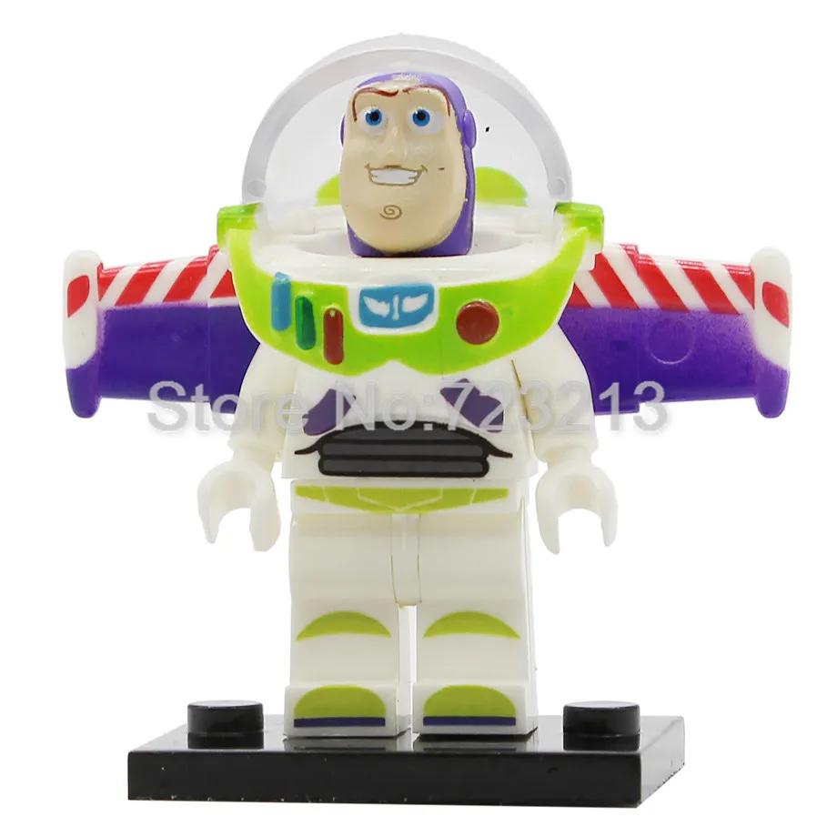 Buzz Lightyear Одна забавный фильм 2 фигурка Эммет Мелодия Темпо диско Китти зебе Рекс Lucy Sharkira строительные блоки Модель Кирпичи Игрушка - Цвет: Buzz Lightyear