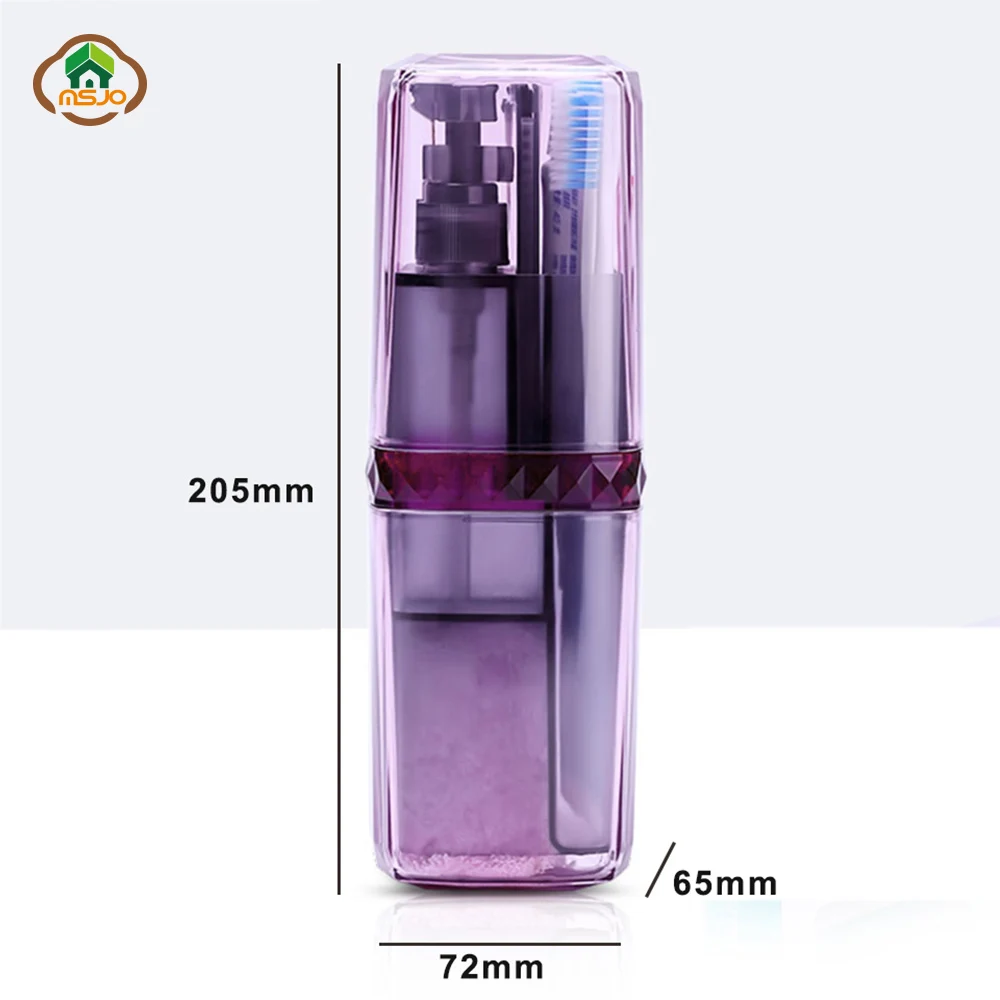 MSJO аксессуары для путешествий Органайзер портативная зубная щетка ванной паста