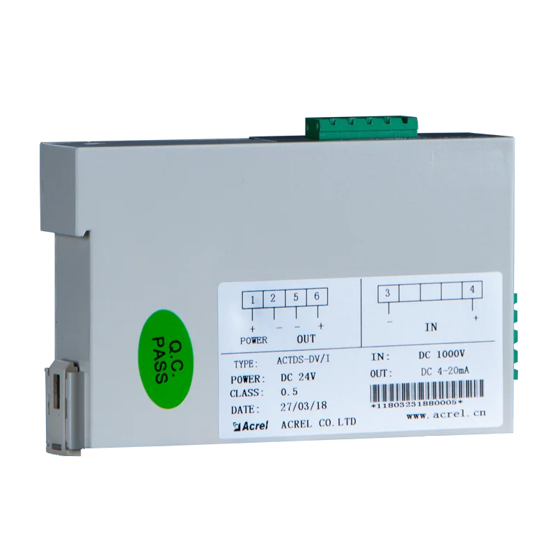 

dc digital voltage sensor / voltage transformer photoelectric isolation input dc 100-1500V output 4-20mA/5V ACTDS-DV