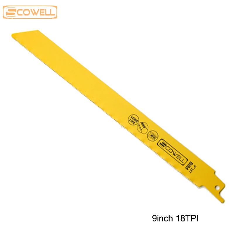 40% OFF 8&quot 9&quot Reciprocation Saw Blades Sabre 5TPI 6TPI 10TPI 14TPI 18TPI Universal shank for metal and wood 5pack | Инструменты