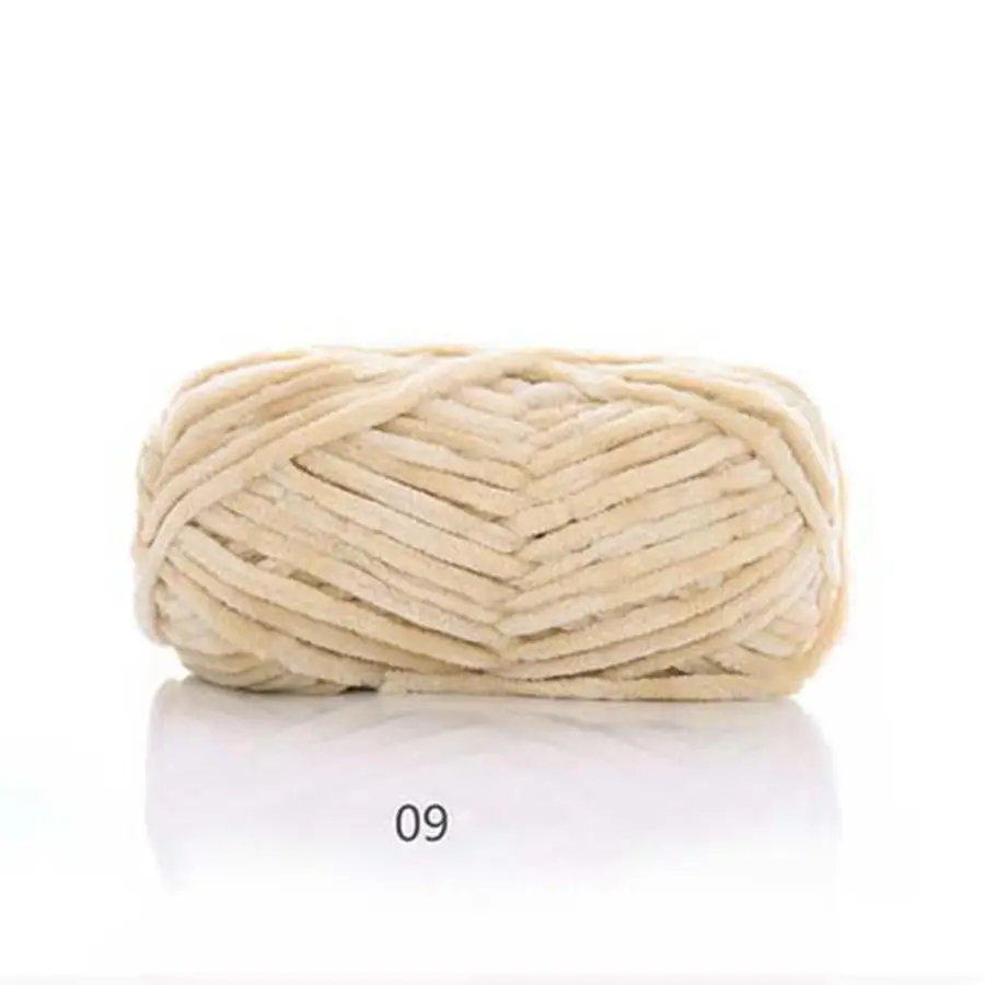 100 г/мяч Толстая синель пряжа для детей ручное вязание золотой бархат Пряжа