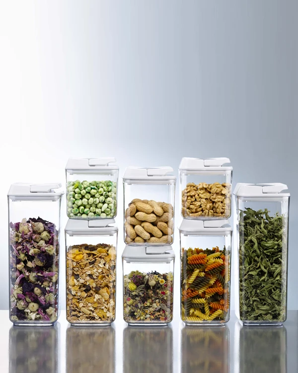 

Supplies Jar Ziplock Storage Container with Silicone Sealed Square Supplies Container Vacuum 1.20 Lt