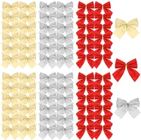 12pcsset bow xmas decorations christmas tree ties ornament new year gifts christmas craft navidad home decore