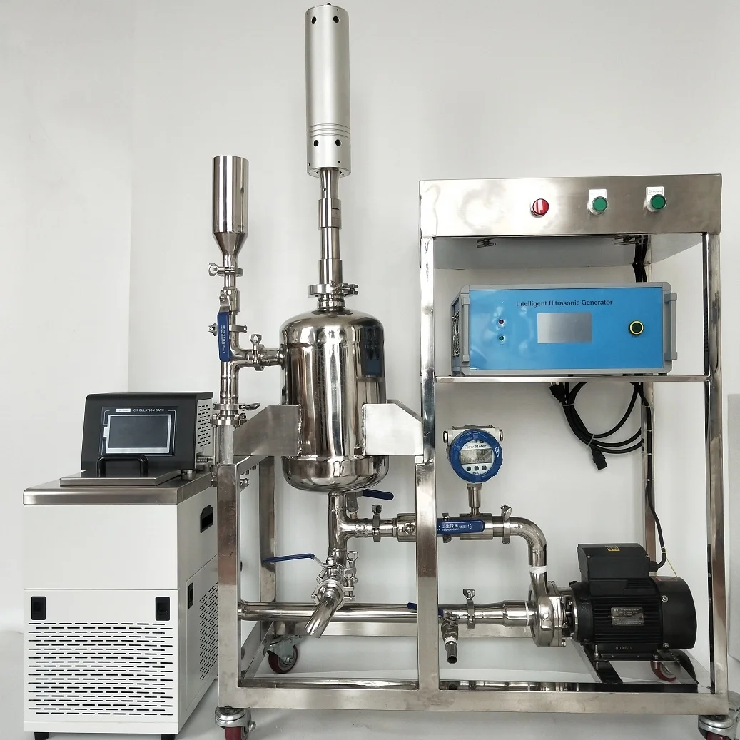 

Continuous flow cell ultrasonic carbon nano tubes dispersion machine