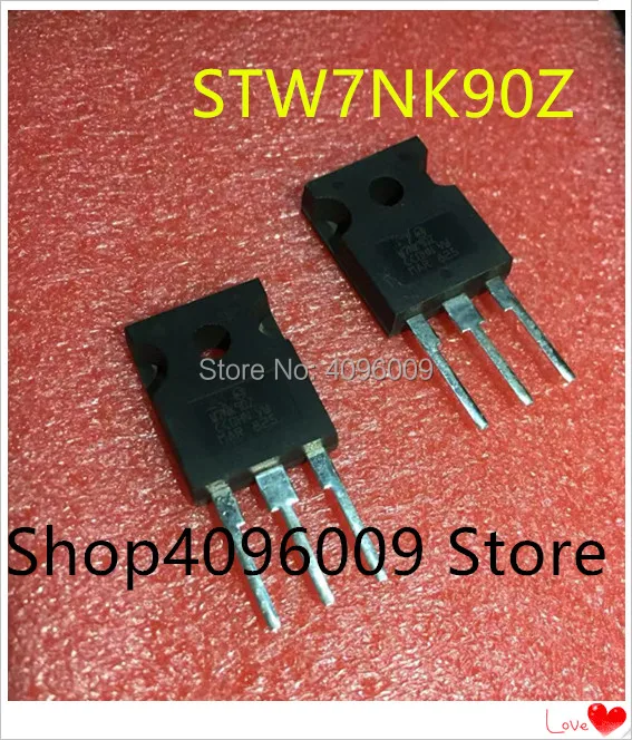 10PCS/LOT STW7NK90Z STW7NK90 W7NK90Z TO-247