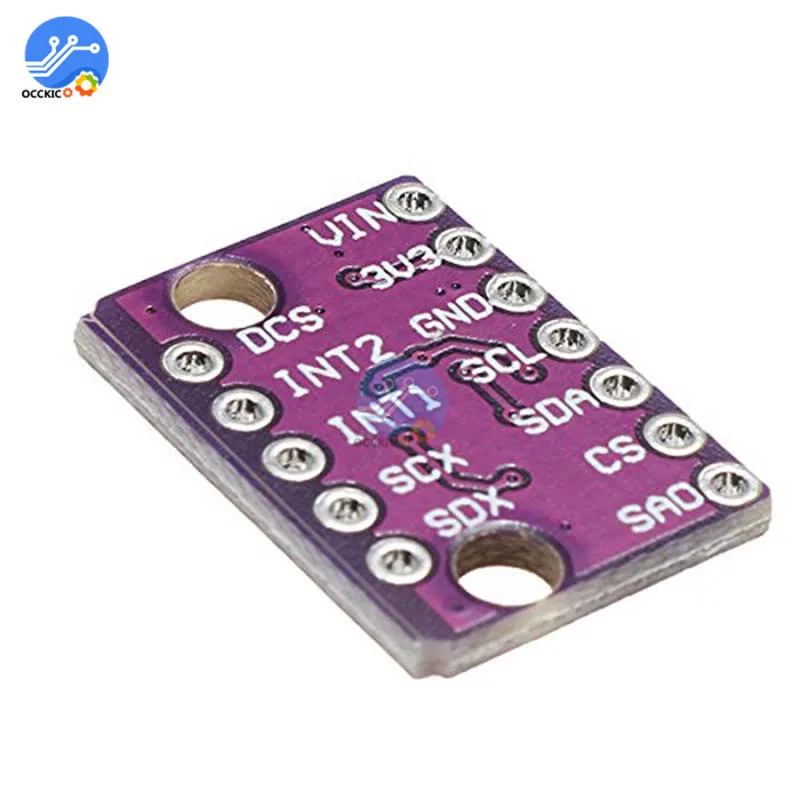 GY-LSM6DS3 LSM6DS3 гироскоп датчики наклона ракурса модуль акселерометр I2C IIC/SPI интерфейс