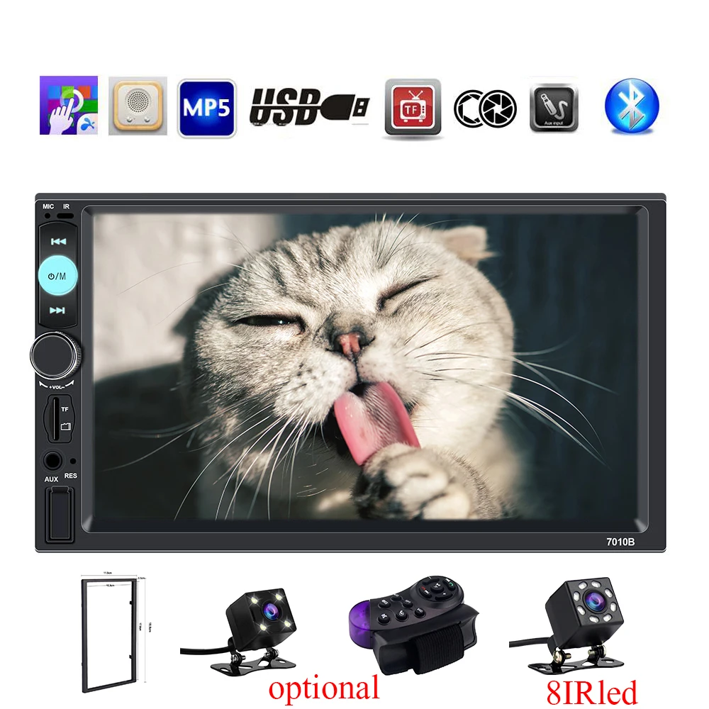 Авторадио 2 din общие модели автомобилей 7 ''сенсорный ЖК-экран Bluetooth