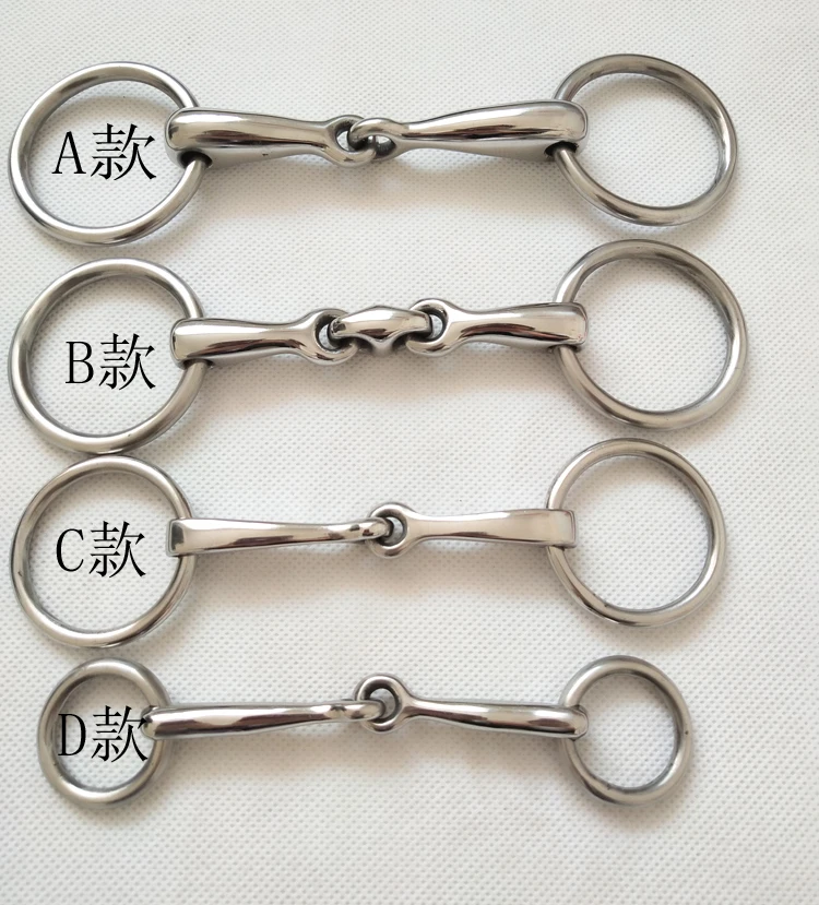 

Stainless Steel Horse Mouth Bit Horse Mouth Piece Equestrian Snaffle Horse Racing Accessory horse armature horse chews