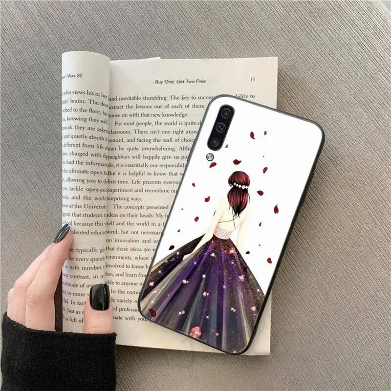 

Dress wedding girl Phone Case For Samsung galaxy S 9 10 20 A 10 21 30 31 40 50 51 71 s note 20 j 4 2018 plus
