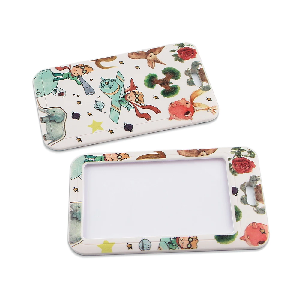 LT377 Prince And Fox Lanyard Credit Card ID Badge Holder Key Ring Bag Student woman Travel Bank Bus Business Cover Keychain | Украшения и