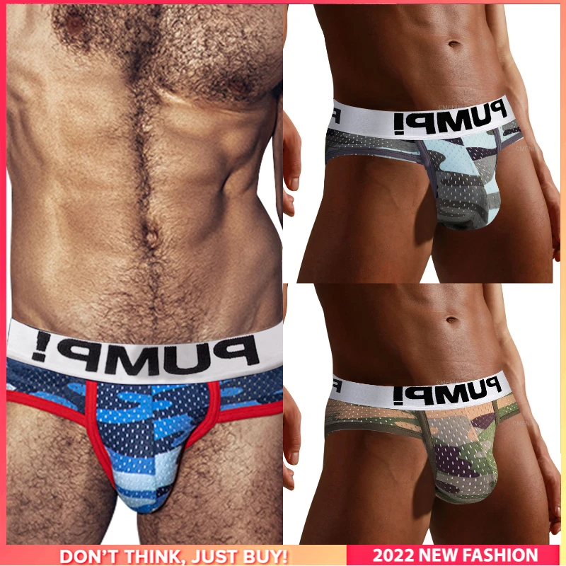 

3Pcs Hot Cotton Comfortable Gay Sexy Men's Panties Briefs Men Underpants Hot Innerwear Jockstrap Underwear Man Brief Homme