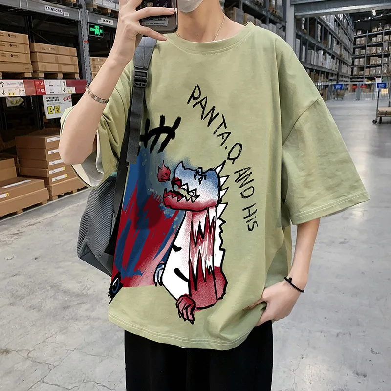 SIUE бренд граффити летняя 100% Хлопковая мужская футболка с коротким рукавом модная