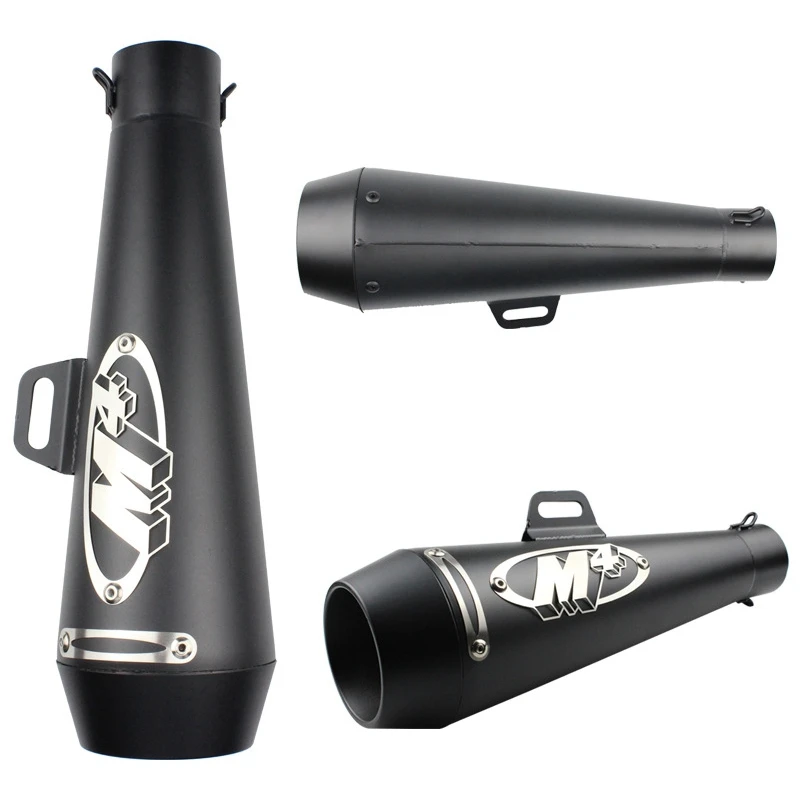 

51mm Universal Motorcycle Exhaust Muffler Pipe Kit M4 Large Modified Racing Pipe for Yamaha TMAX 500 530 Benelli 300 600