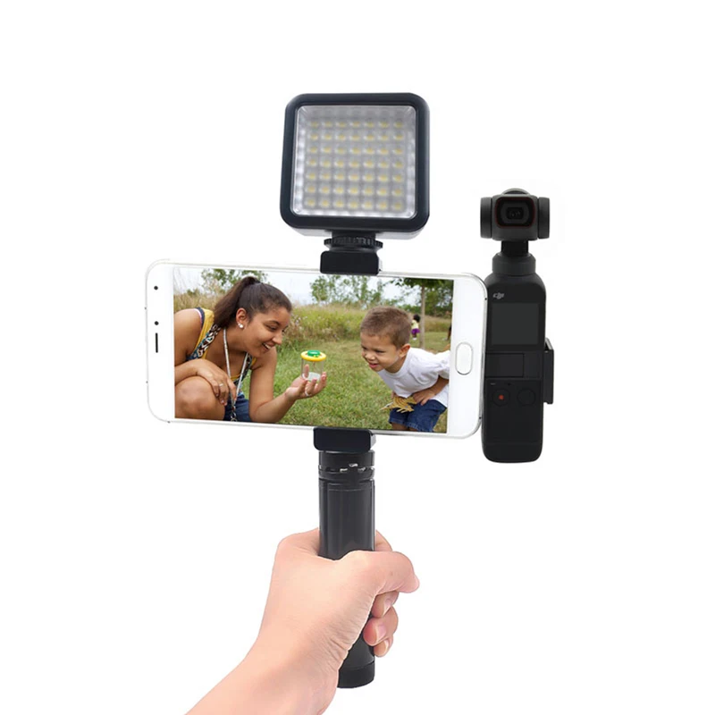 mini desktop tripod Selfie stick holder aluminum alloy Rod mount dji camera  For DJI osmo Pocket for FIMI PLAM 2 Pocket 2 Camera