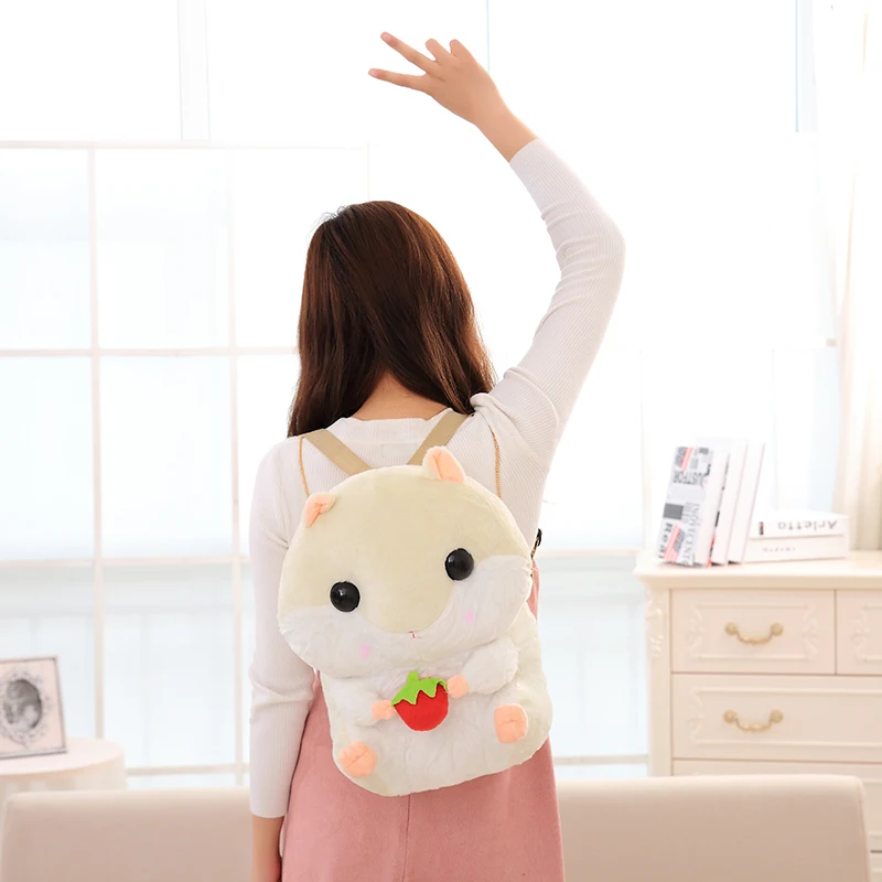Hamster plush backpack cute Japanese hamster children toy boy bag gift | Игрушки и хобби