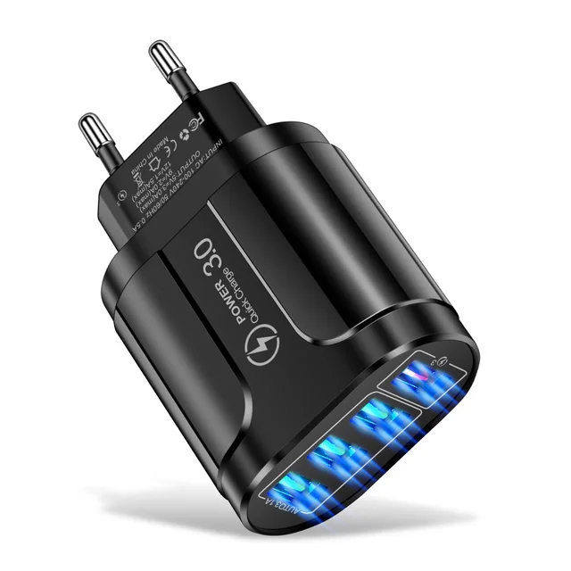

HTHwish Адаптер зарядного устройства 5V 5A 4 USB