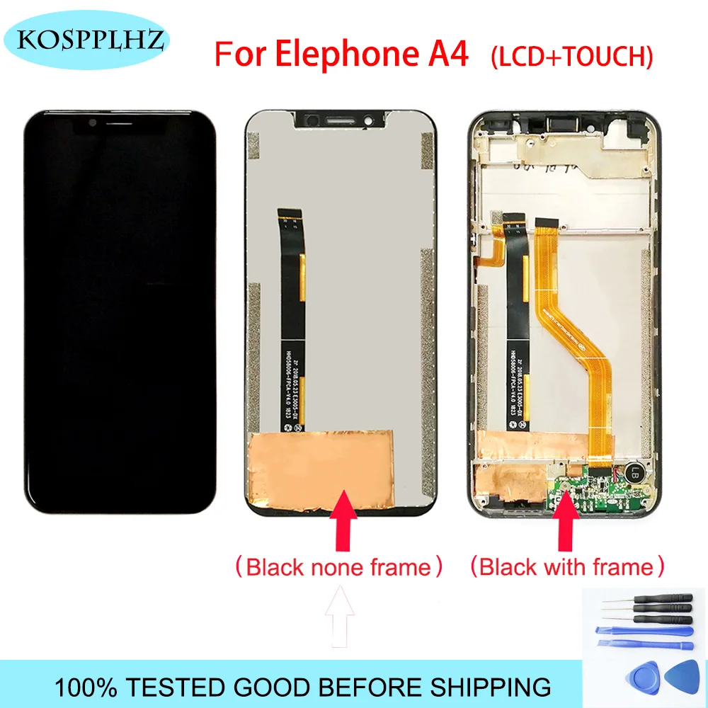 ЖК-дисплей и сенсорный экран для Elephone A4 5 85 дюйма Аксессуары мобильных телефонов