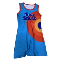 space jam 2 dress for baby girl costume 2022 kid tune squad uniform tunic children clothes
