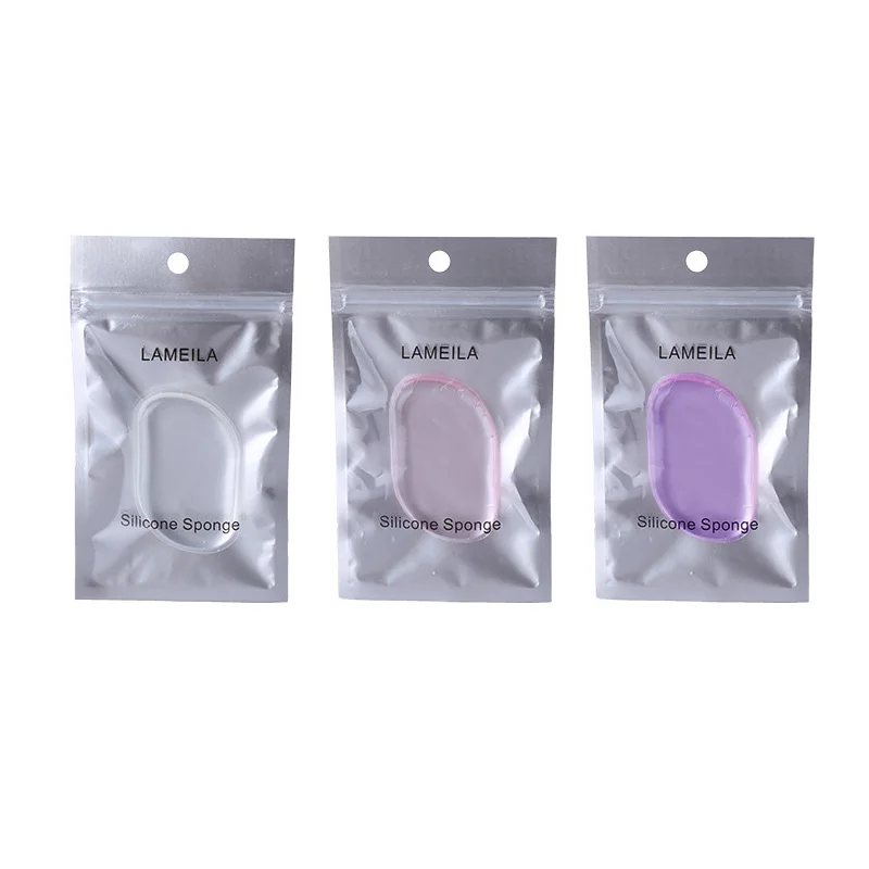 Мягкий силиконовый гель пудра слоеная губка для косметической основы лица BB крем