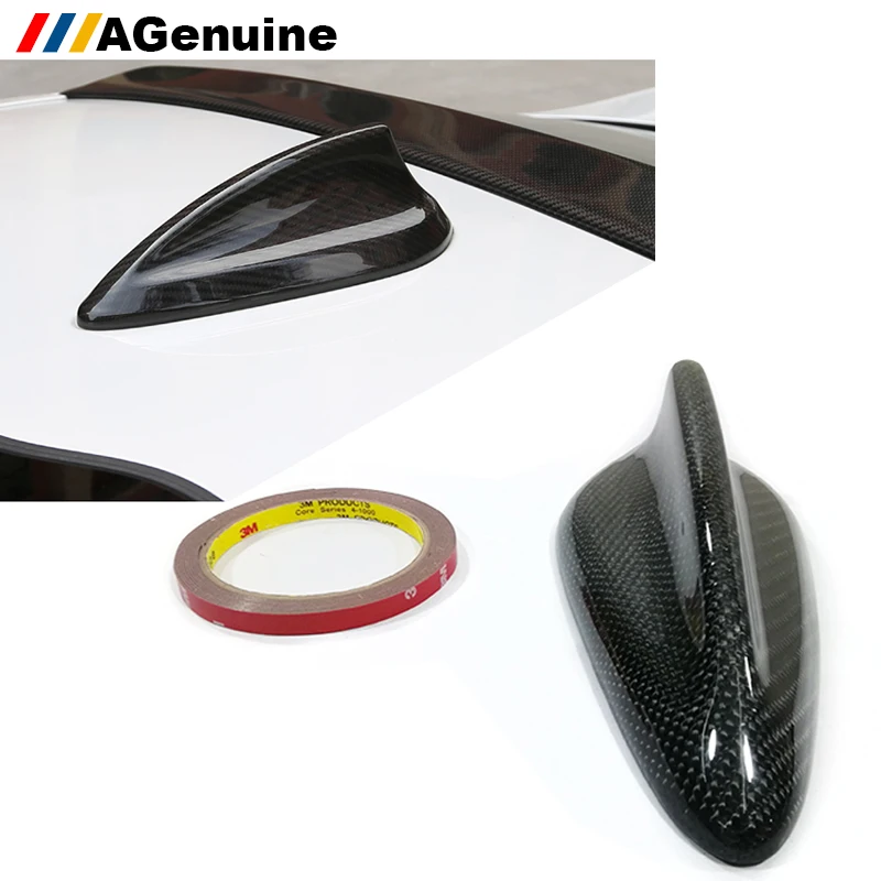

Carbon fiber add-on car antenna cover roof antenna hood for BMW 3 series F35 F30