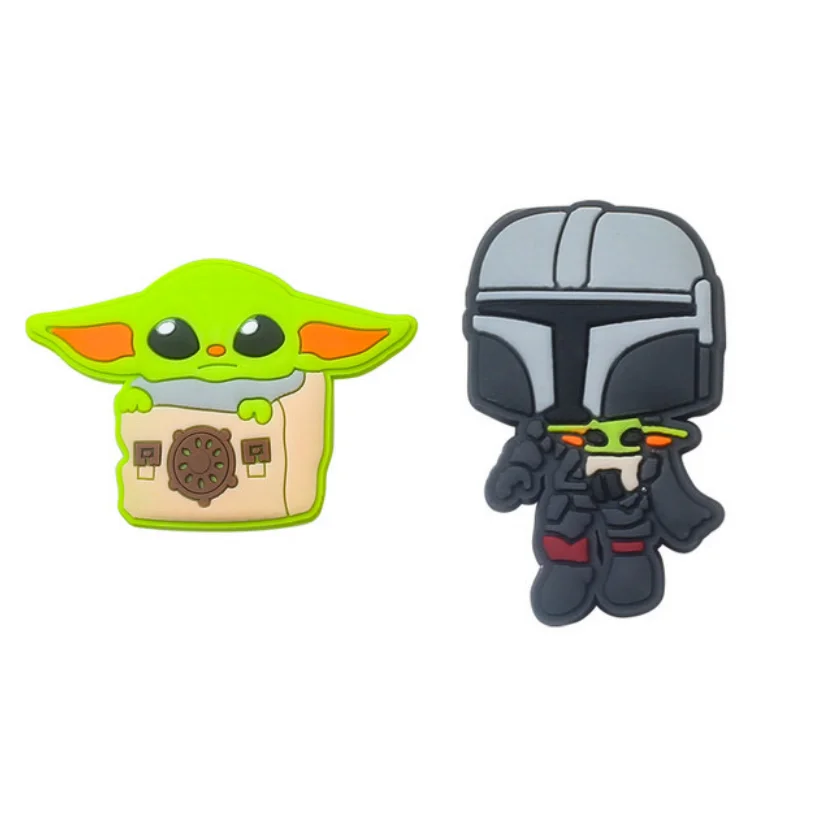 

Top Selling 2PCS Christmas Decoration Croc JIBZ Kids Xmas Tree Party Gifts PVC Shoe Charms Buckle Accessories Fit For
