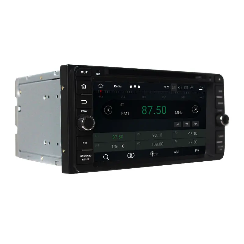 6 95 &quotPX6 Android 9 0 автомобильный dvd-плеер для Toyota Vios Hilux Land Cruiser 2006-2010 мультимедийный