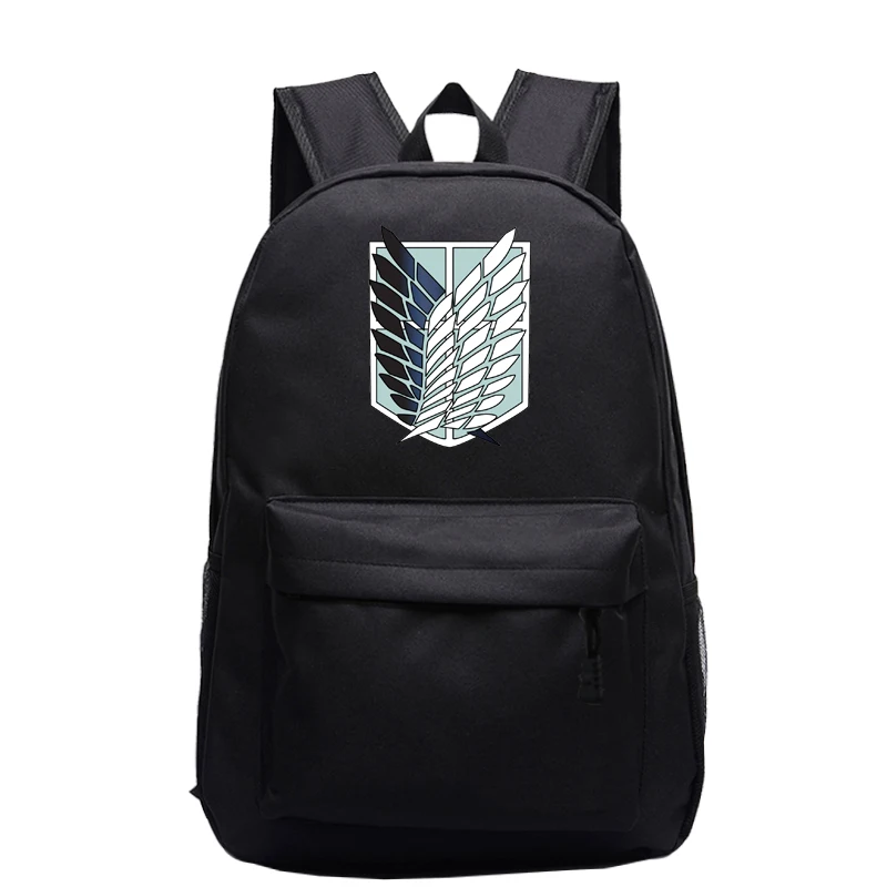 

Anime Attack on Titan Laptop Backpacks Teenager Boys Girls Travel Bag Mochila Bagpack Women Men School Shoulder Backpack Satchel