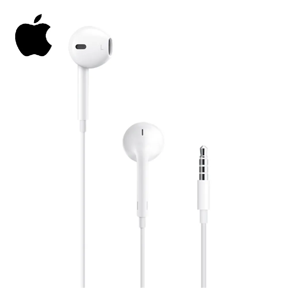 Оригинальные наушники Apple EarPods с разъемом 3 5 мм проводные микрофоном для iPhone SE 5S 5C 6