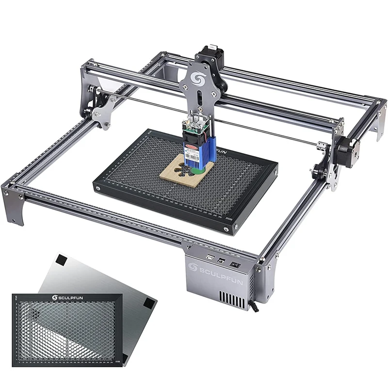 

New S6 Pro Laser Engraving Machine Ultra-thin Focus Wood Acrylic Laser Cutter High Precision DIY Desktop Laser Engraver Cutter