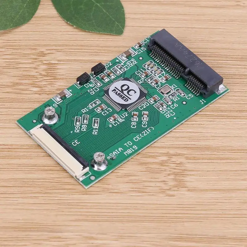 1 шт. Mini SATA mSATA PCI-E SSD до 40pin 8 дюймов ZIF CE конвертер карта Подключение компьютера и
