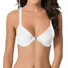 Лидер продаж, y-образный на косточках застежка спереди Сексуальное белье с тонкими чашечками бюстгальтер с чашечками для женщин; Большие размеры 70 75 80 85 90 95 100 A, B, C, D, DD